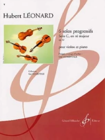 6 solos progressifs opus 62 - solo c en Ré majeur Visual